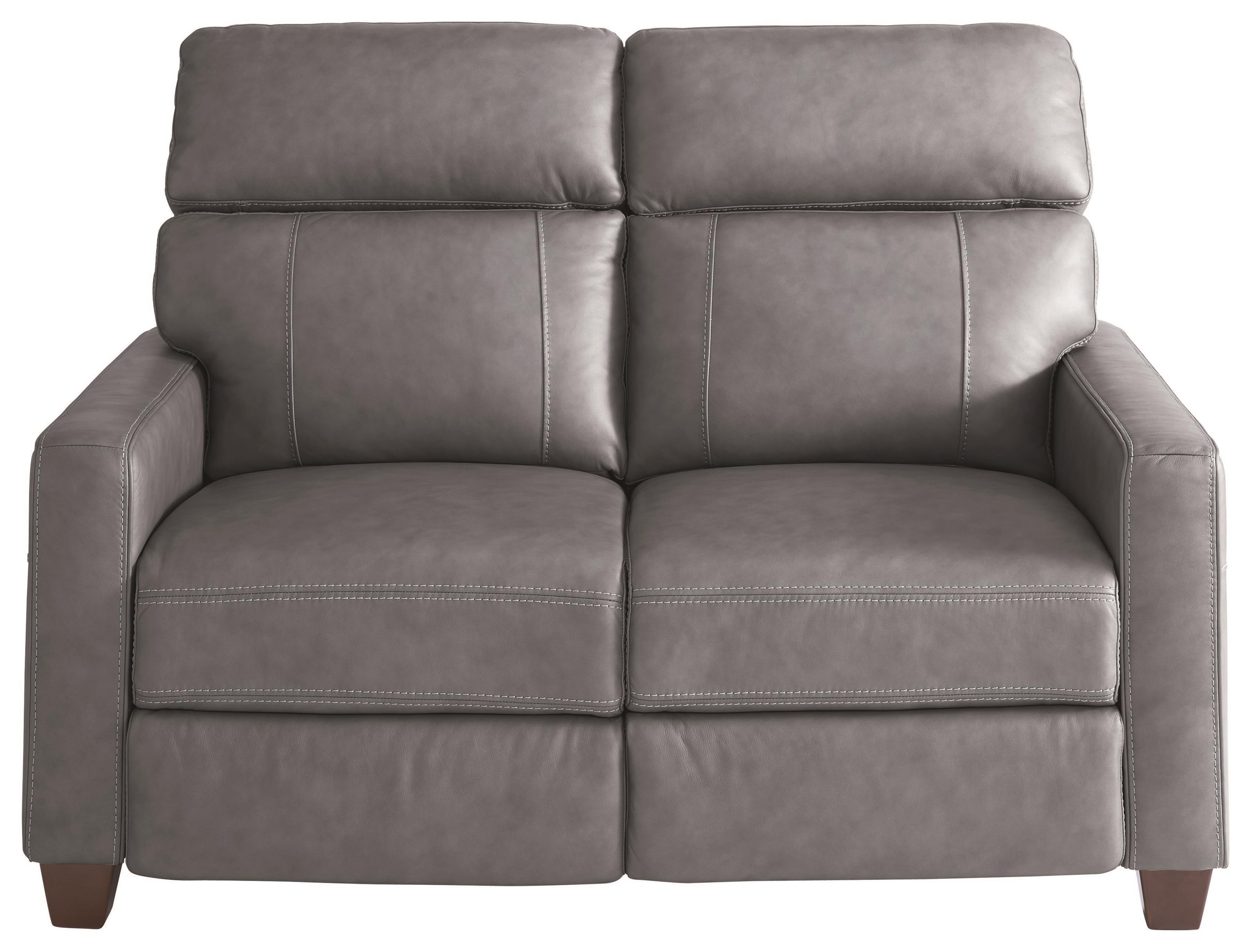 Low back top loveseat recliner